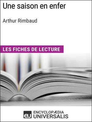 cover image of Une saison en enfer d'Arthur Rimbaud